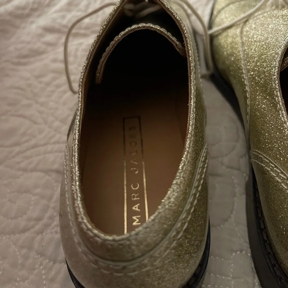 Marc Jacobs Diamond Clinton Oxford Flats Regular. - Picture 7 of 12